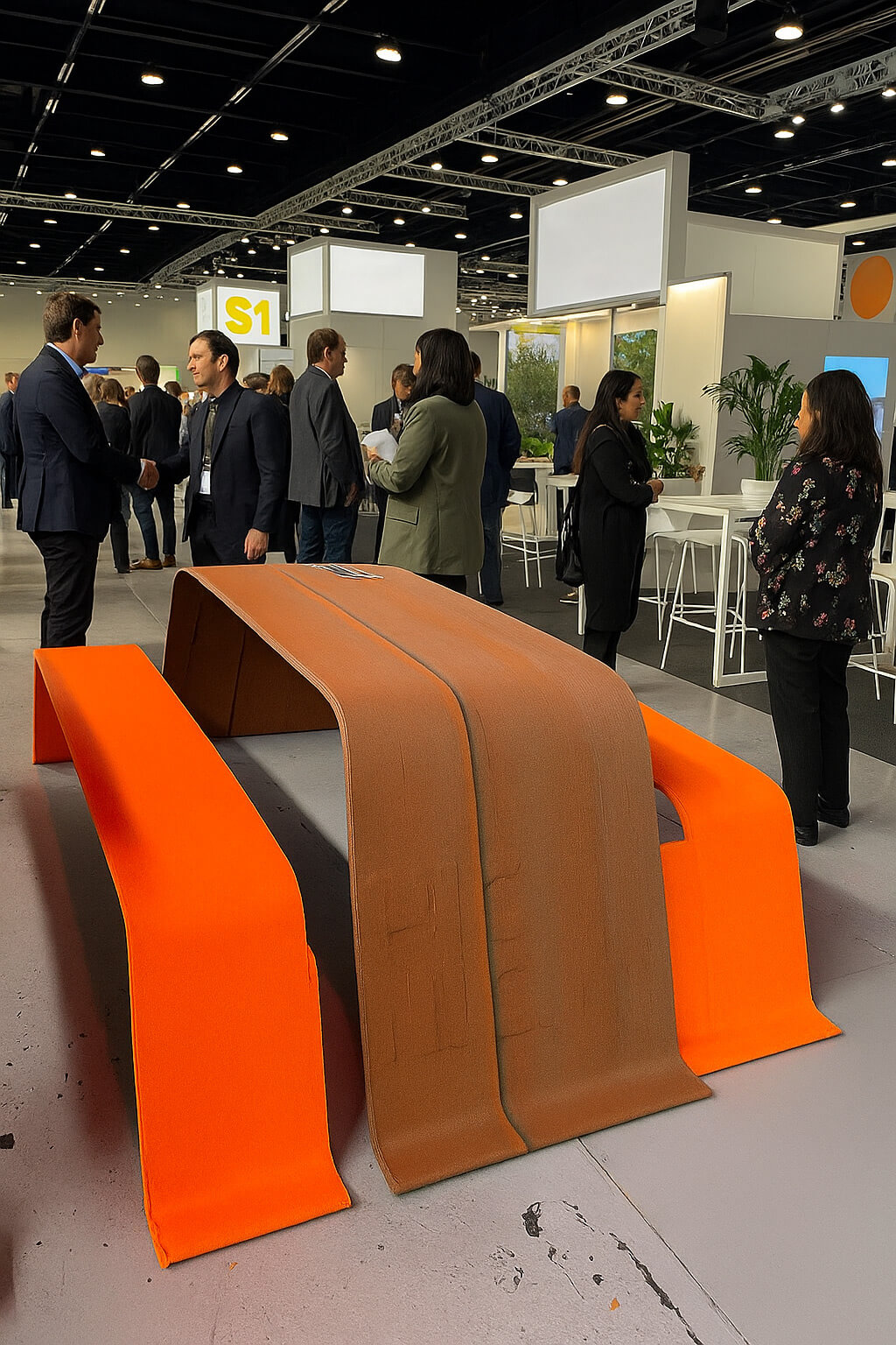 Picnicky tafel op een business event