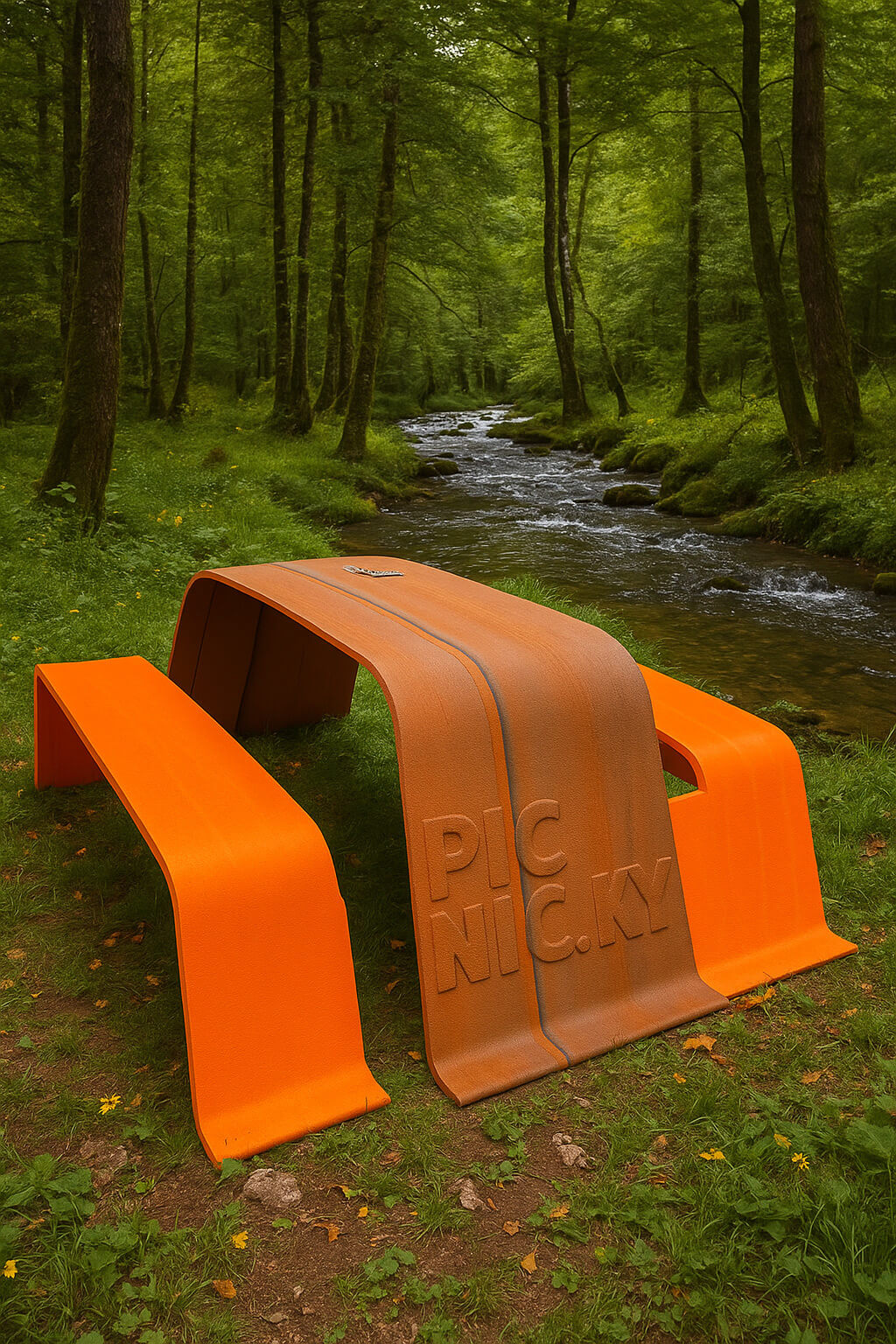 Picnicky tafel buiten 2